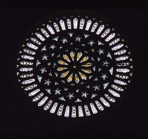 Wheel window by Italian School